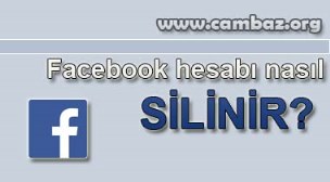 facebook hesap silme
