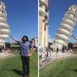 pisa kulesi komik fotoshop